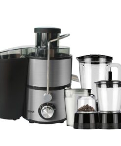 MIKA Juicer, 4 in 1, 600W, Stainless Steel
