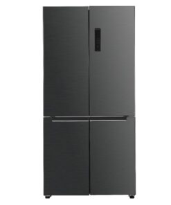 MIKA Fridge, 522L, 4 Door Bottom Mount Freezer, No Frost(Frost Free), INVERTER Compressor, Inox Dark Matt